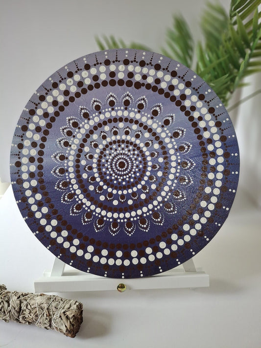 Dot Art Style Mandala Painting | Boho Mandala Canvas | Housewarming Art Gift